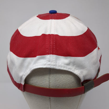 American Flag Stars & Stripes Slideback Hat Multicolor OS Adjustable Patriotic