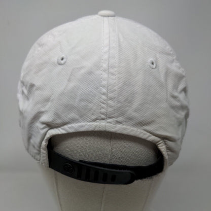 Spenn Strapback Hat White One Size Adjustable Embroidered American Needle