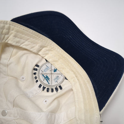 Roche Harbor San Juan Island Fitted Hat White Medium Embroidered 6 Panel Gear