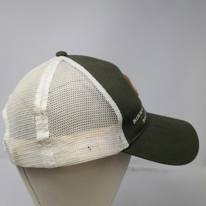 Simms Trucker Hat Green One Size Fishing Products Bozeman Montana Mesh Snapback
