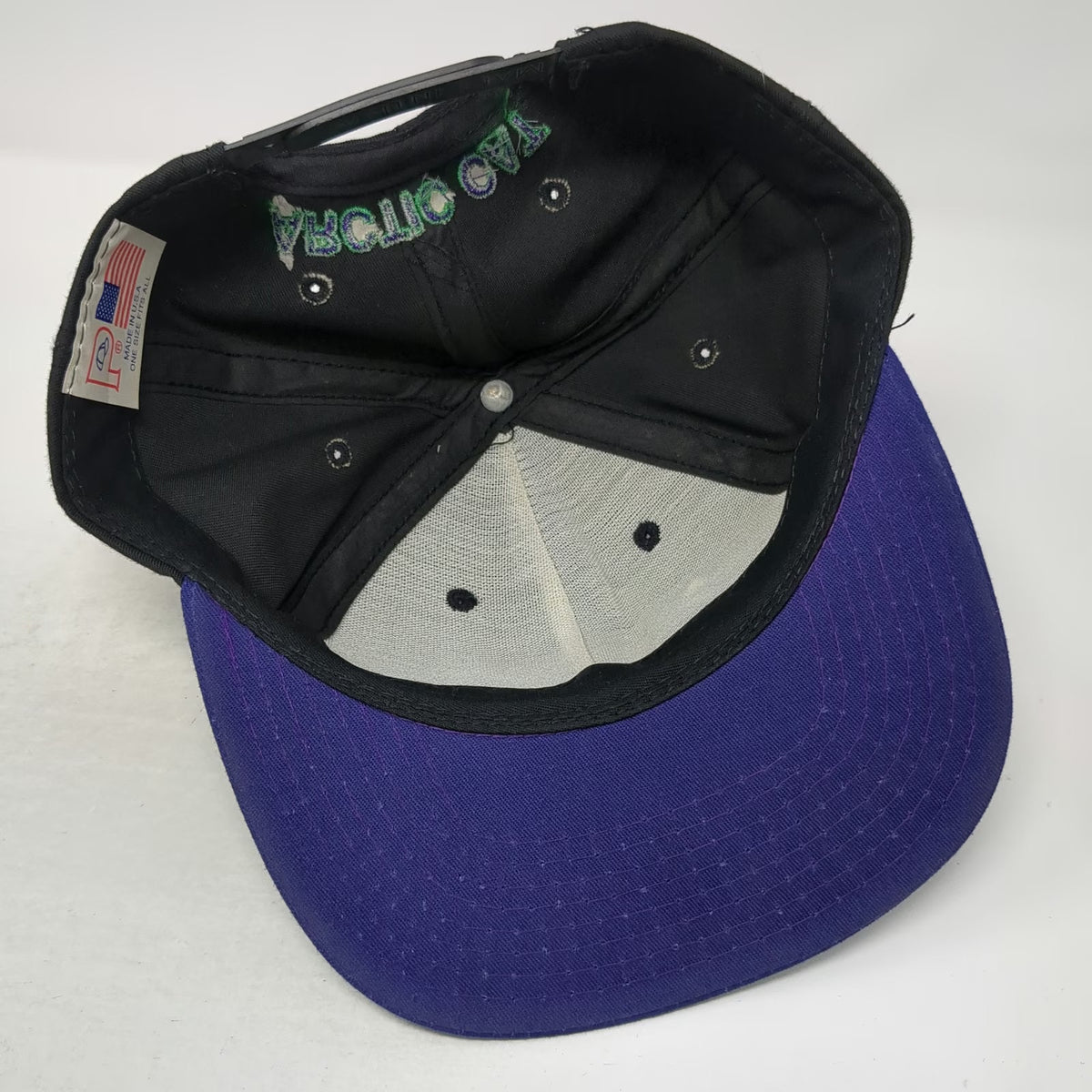 Arctic Cat Prowler Snowmobile Snapback Black Purple One Size Made in USA Hat