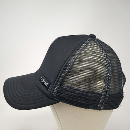 Bigtruck Trucker Hat Black One Size Patch Mesh Back Snapback Lake Tahoe Brand