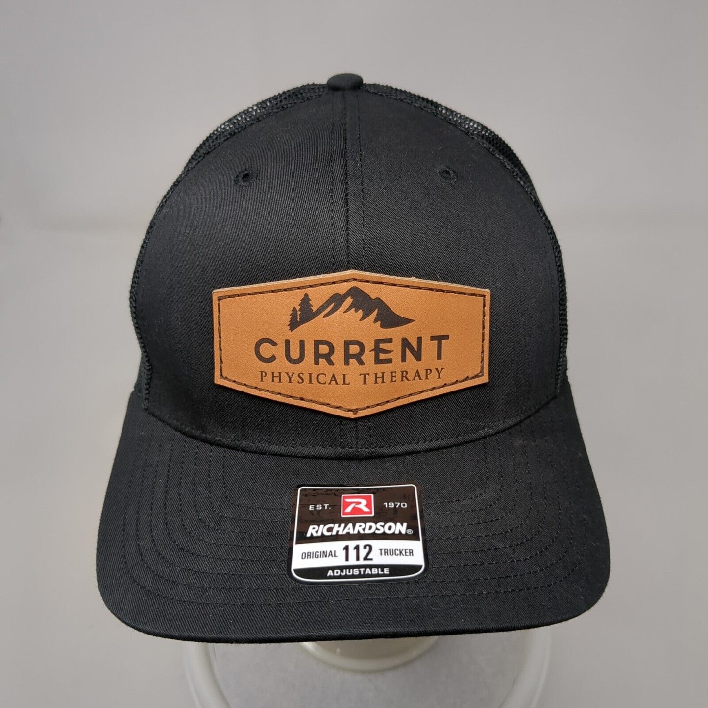 Current Physical Therapy Snapback Trucker Hat Black OSFA Mesh Back