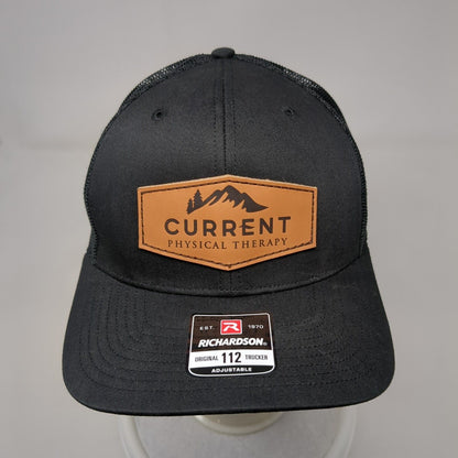 Current Physical Therapy Snapback Trucker Hat Black OSFA Mesh Back