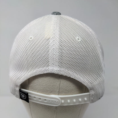 Ariat Snapback Trucker Hat Gray OS Adjustable 110 Flexfit Tech Patriotic Yupoong