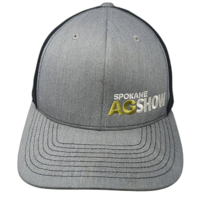 Richardson Trucker Hat Gray One Size Mesh Back Spokane Ag Show Agriculture