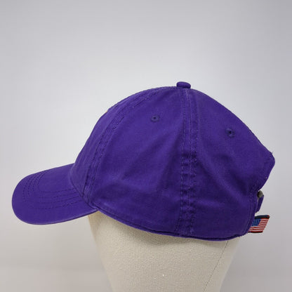 CI Slideback Hat Purple One Size Embroidered Letters 6 Panel Cobra