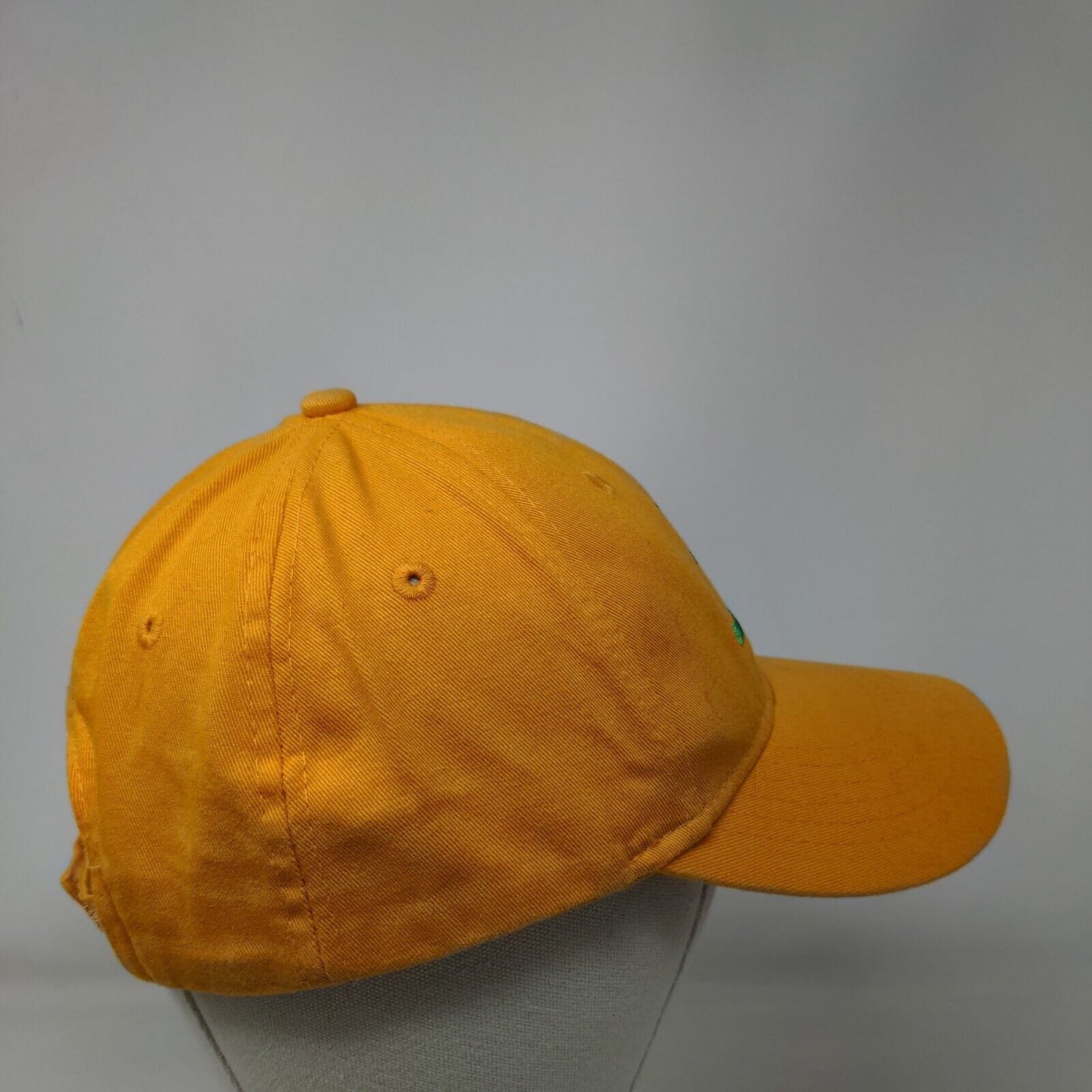 A's Strapback Hat Orangish-Yellow Large/XL Embroidered Rawlings