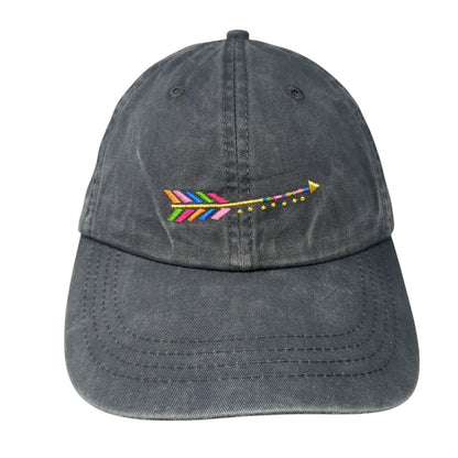 Arrow Follow Your Dreams Slideback Hat Gray OS Adjustable 6 Panel Natural Life