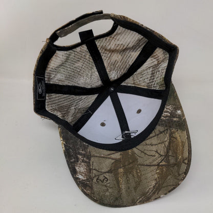 ADM Strapback Hat Camouflage OSFM Adjustable Realtree 6 Panel Outdoor Cap