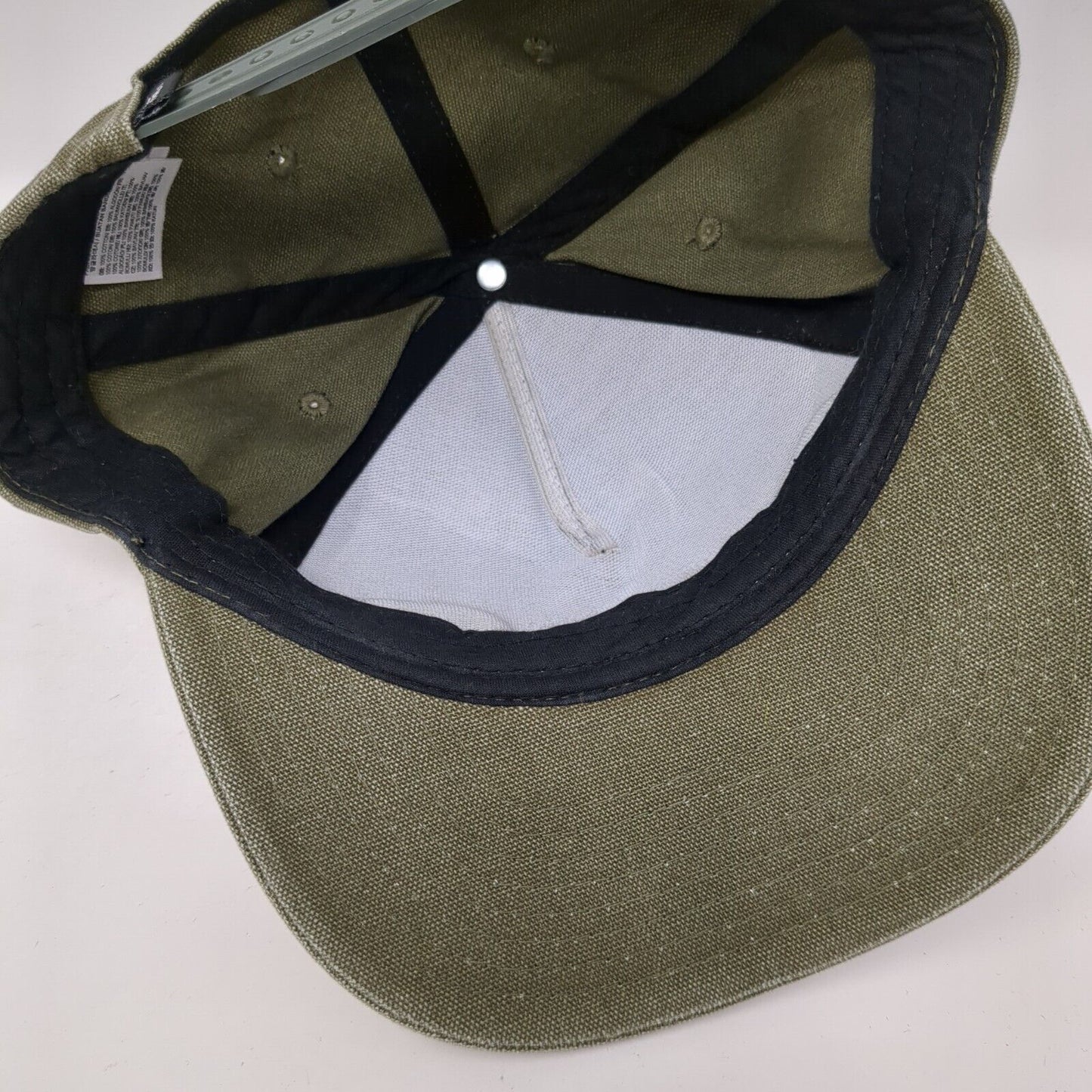 Vans Off The Wall Patch Snapback Hat Green One Size Adjustable Solid