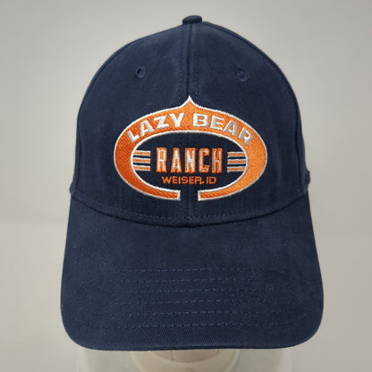 Lazy Bear Ranch Fitted Hat Blue L/XL Embroidered Otto Flex 6 Panel