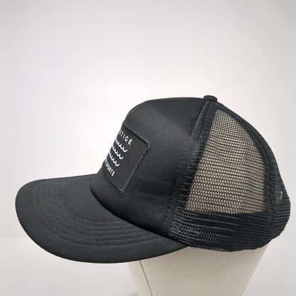 Prestige Water Sports Snapback Trucker Hat Black One Size Mesh Back