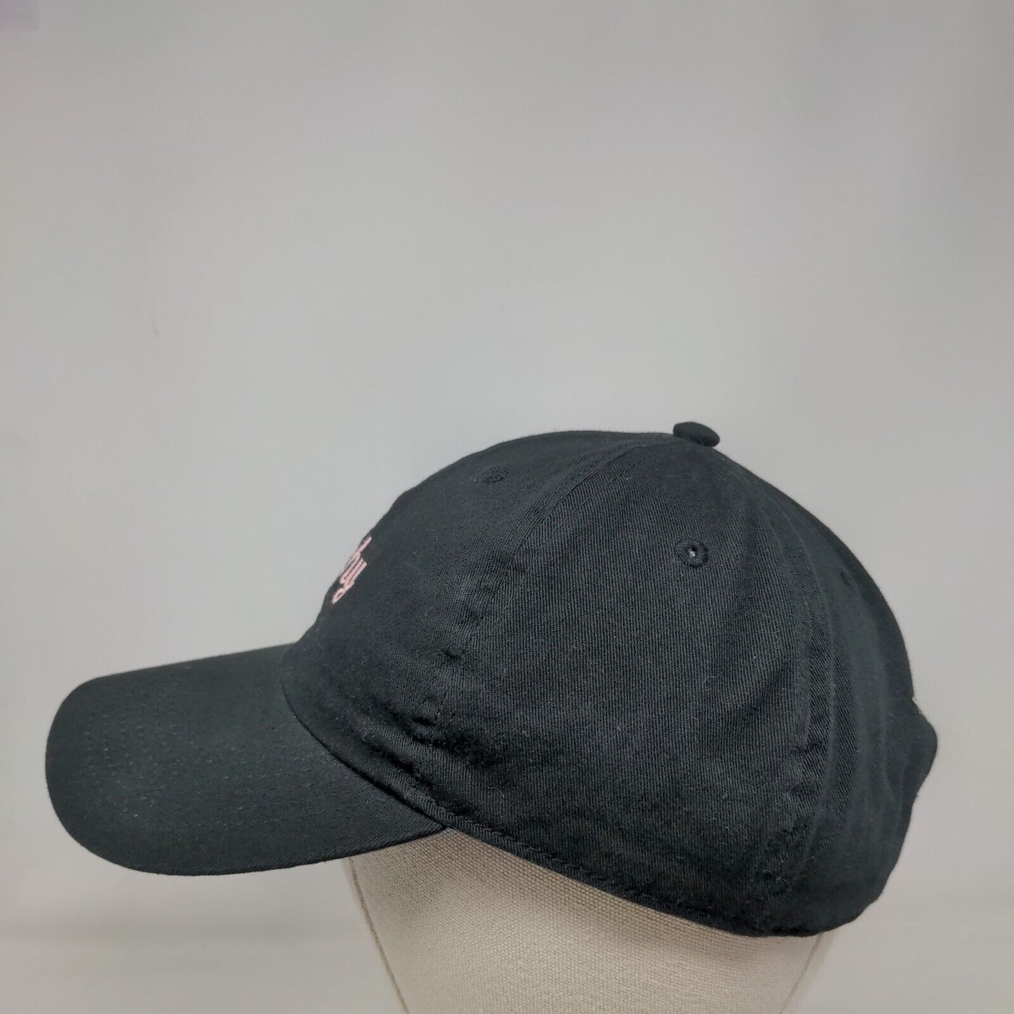 Peachy Slideback Hat Black OSFA Embroidered J. Galt 44 Newhattan