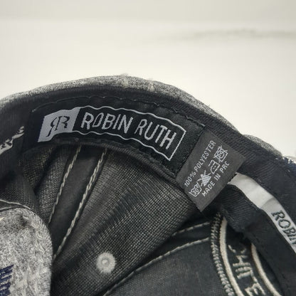 Robin Ruth Baseball Cap Gray Blue Chile Souvenir CL Patch Heathered One Size Hat