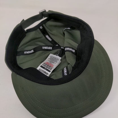 Gymshark Slideback Hat Green One Size Adjustable 6 Panel Polyester Blend