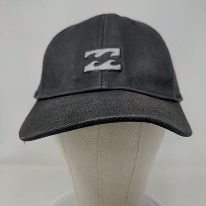 Billabong Fitted Hat Black Large/XL Embroidered Logo 6 Panel Vent Holes