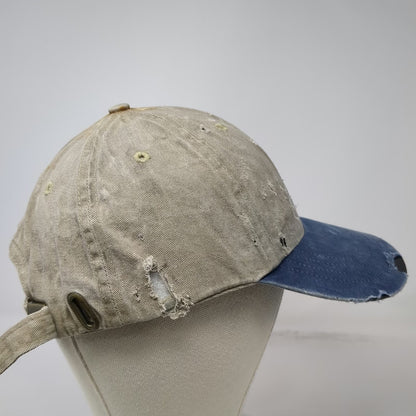 Port & Company Baseball Cap Beige Blue One Size Hells Canyon Snake River Hat