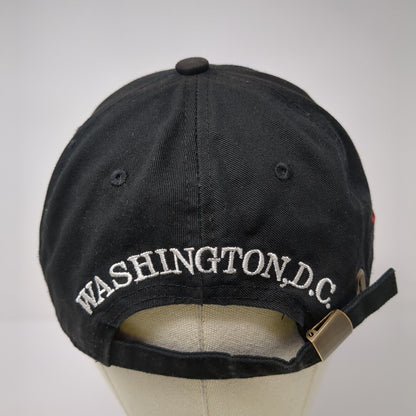 Washington, D.C. USA Flag Slideback Hat Black One Size Embroidered