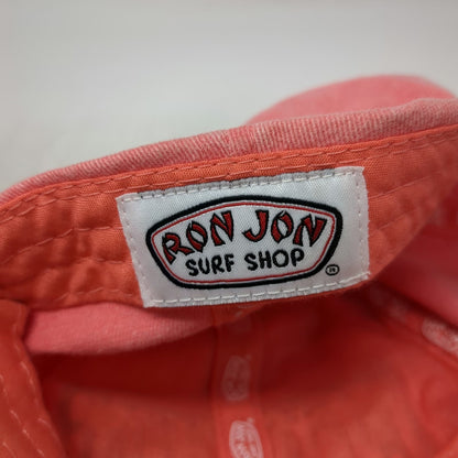 Ron Jon Surf Shop Baseball Cap Pink One Size Beach Sunset Distressed Patch Hat