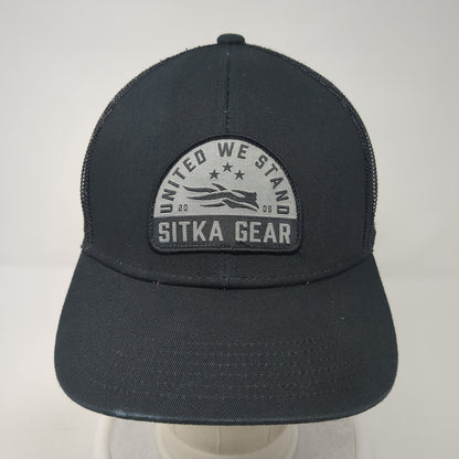 United We Stand Sitka Gear Snapback Trucker Hat Black One Size Mesh Back