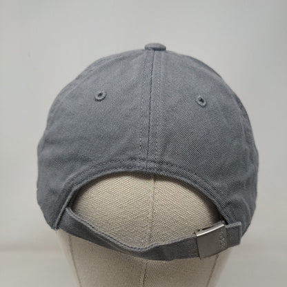 Adidas Slideback Hat Gray One Size Adjustable Embroidered Aero Ready 6 Panel