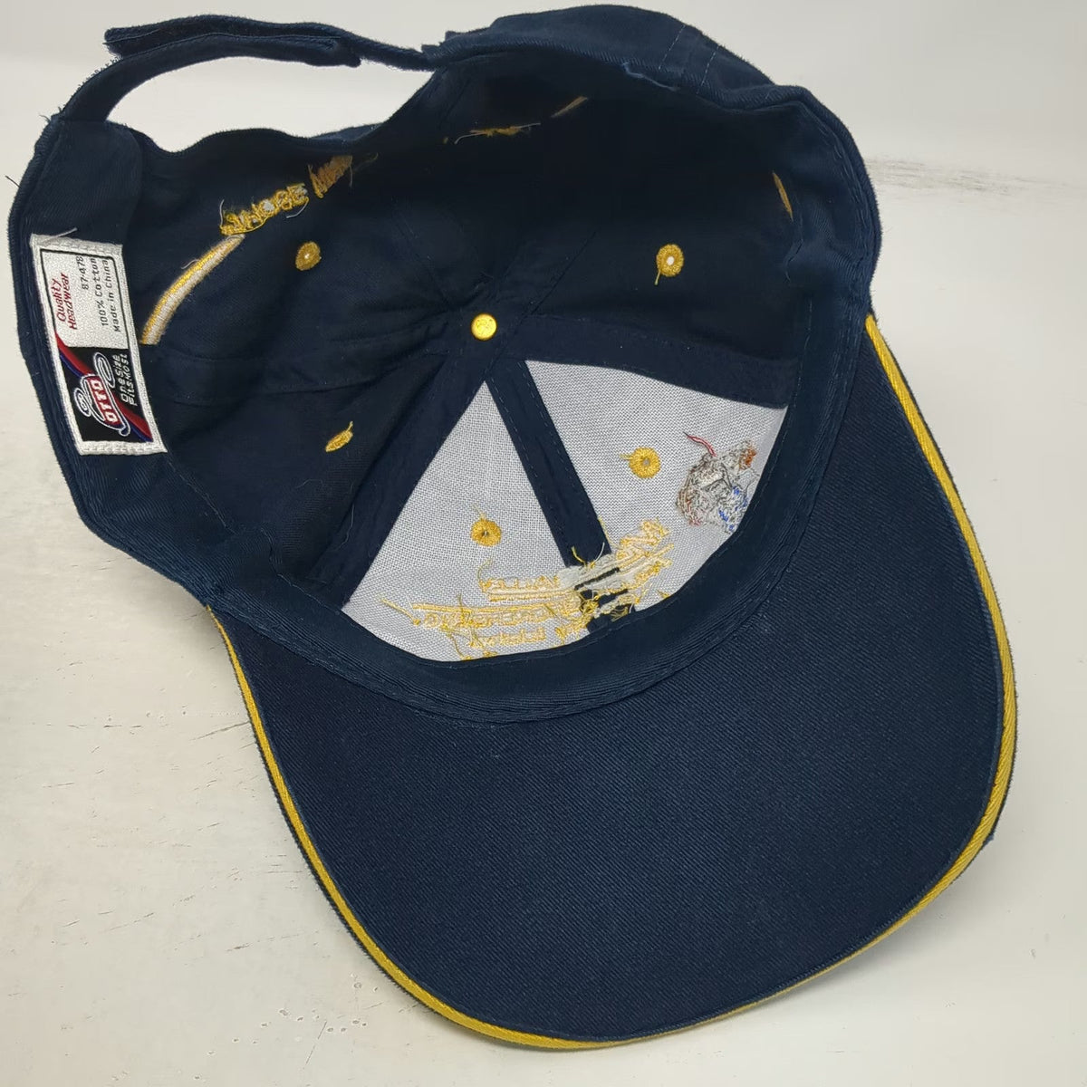 Otto Baseball Cap Blue One Size Magic Valley Truck Brokers Hat Flame Graphics