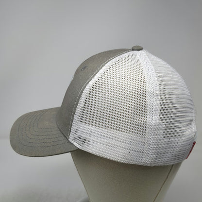Wild West Trucker Hat Gray One Size Grand Teton National Park Mesh Snapback Cap