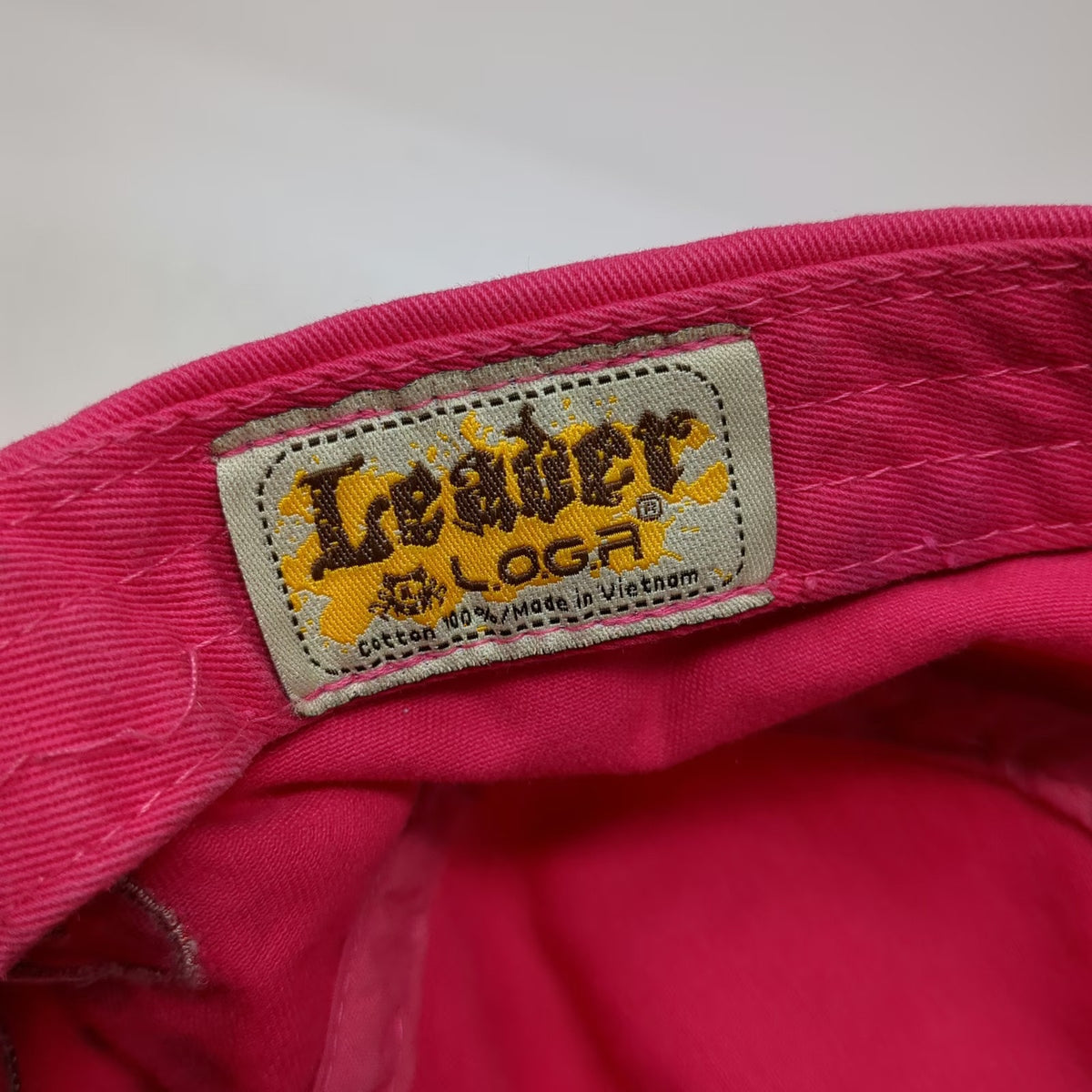 Leader LOGA Army Cap Pink One Size Cross Rhinestone Distressed Filigree Hat