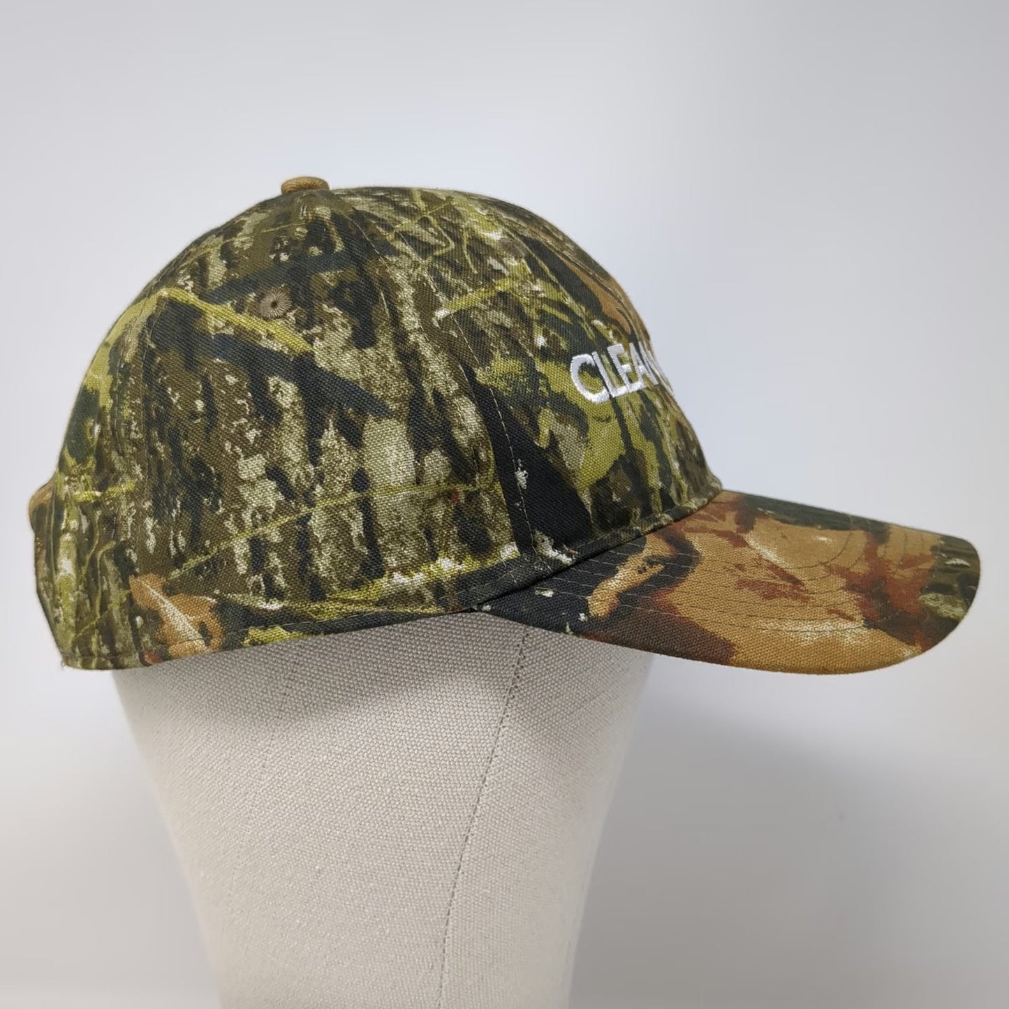Outdoor Cap Snapback Green One Size Camo Clean Waters Inc Logo Fishing Work Hat