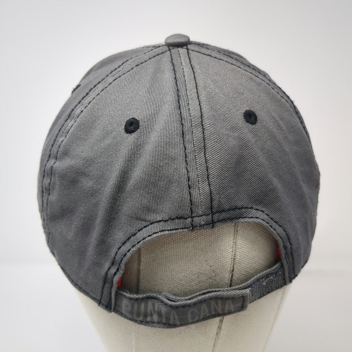 Hard Rock Hotel Baseball Cap Gray One Size Punta Cana Cities Graphic Cotton Hat