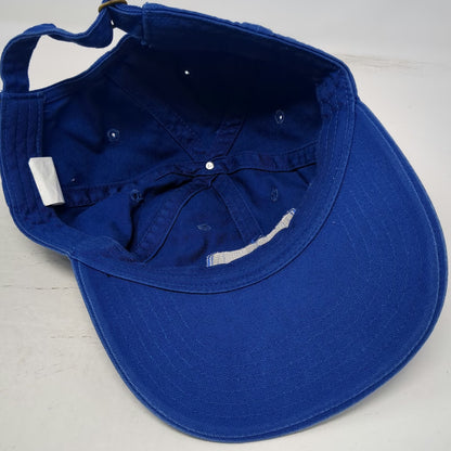econscious Baseball Cap Blue One Size Organic Cotton Library Patch Strapback Hat