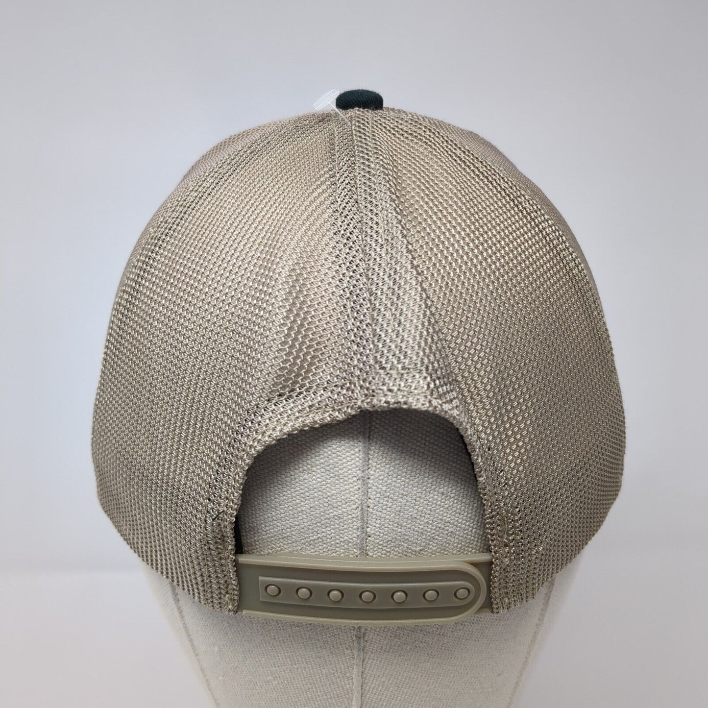 Vortex Snapback Trucker Hat Gray One Size Adjustable Mesh Back 6 Panel