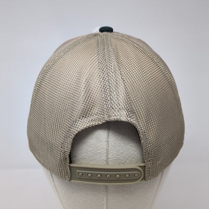 Vortex Snapback Trucker Hat Gray One Size Adjustable Mesh Back 6 Panel