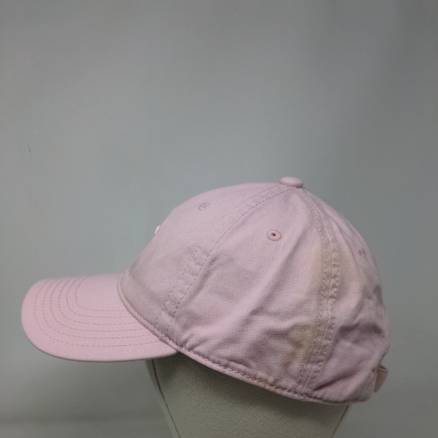Adidas Slideback Hat Pink OSFM Adjustable Embroidered Vented Holes 6 Panel