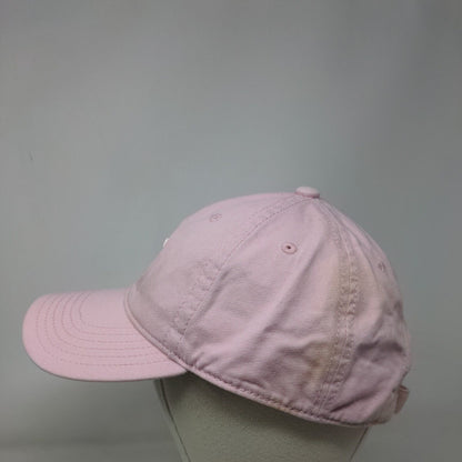 Adidas Slideback Hat Pink OSFM Adjustable Embroidered Vented Holes 6 Panel