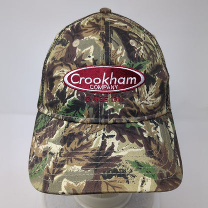 Crookham Company Since 1911 Strapback Trucker Hat OSFM Mesh Back Otto