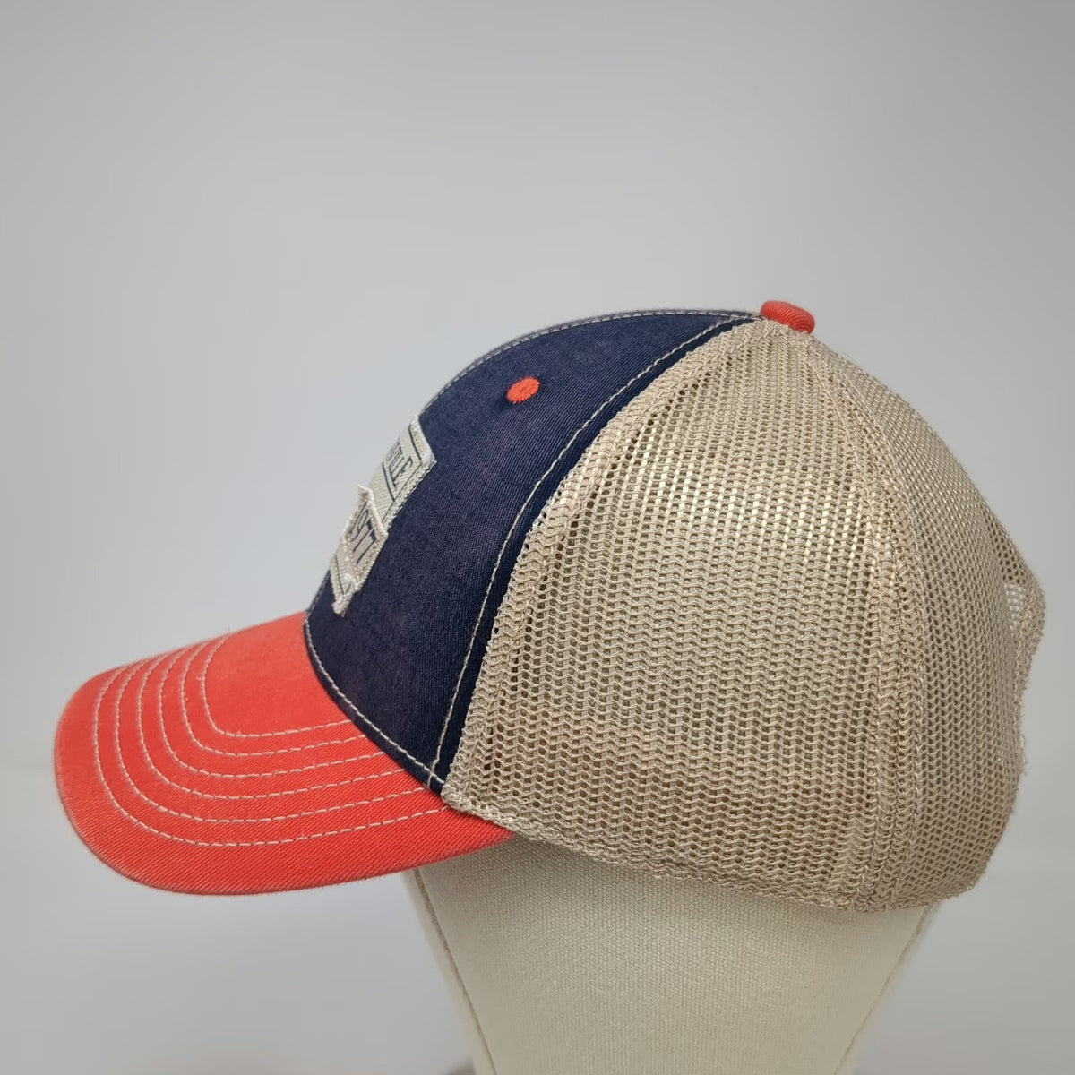 Margaritaville Trucker Hat Blue Orange Beige One Size Snapback Sunset Beach