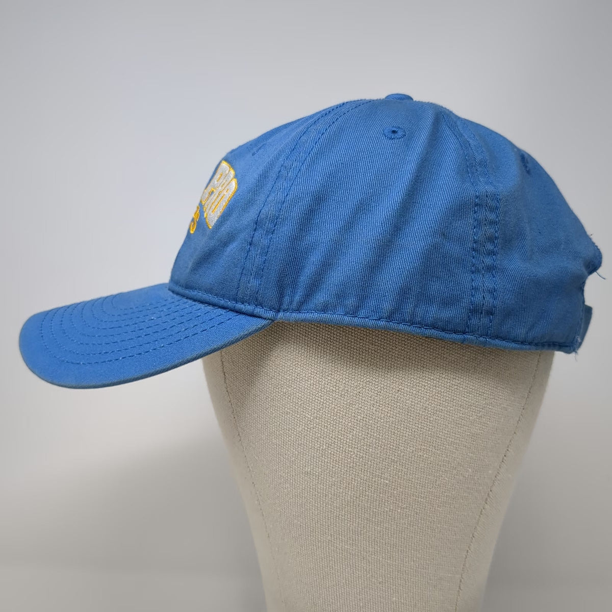 Bass Pro Shops Baseball Cap Blue White Yellow One Size Embroidered Strapback Hat
