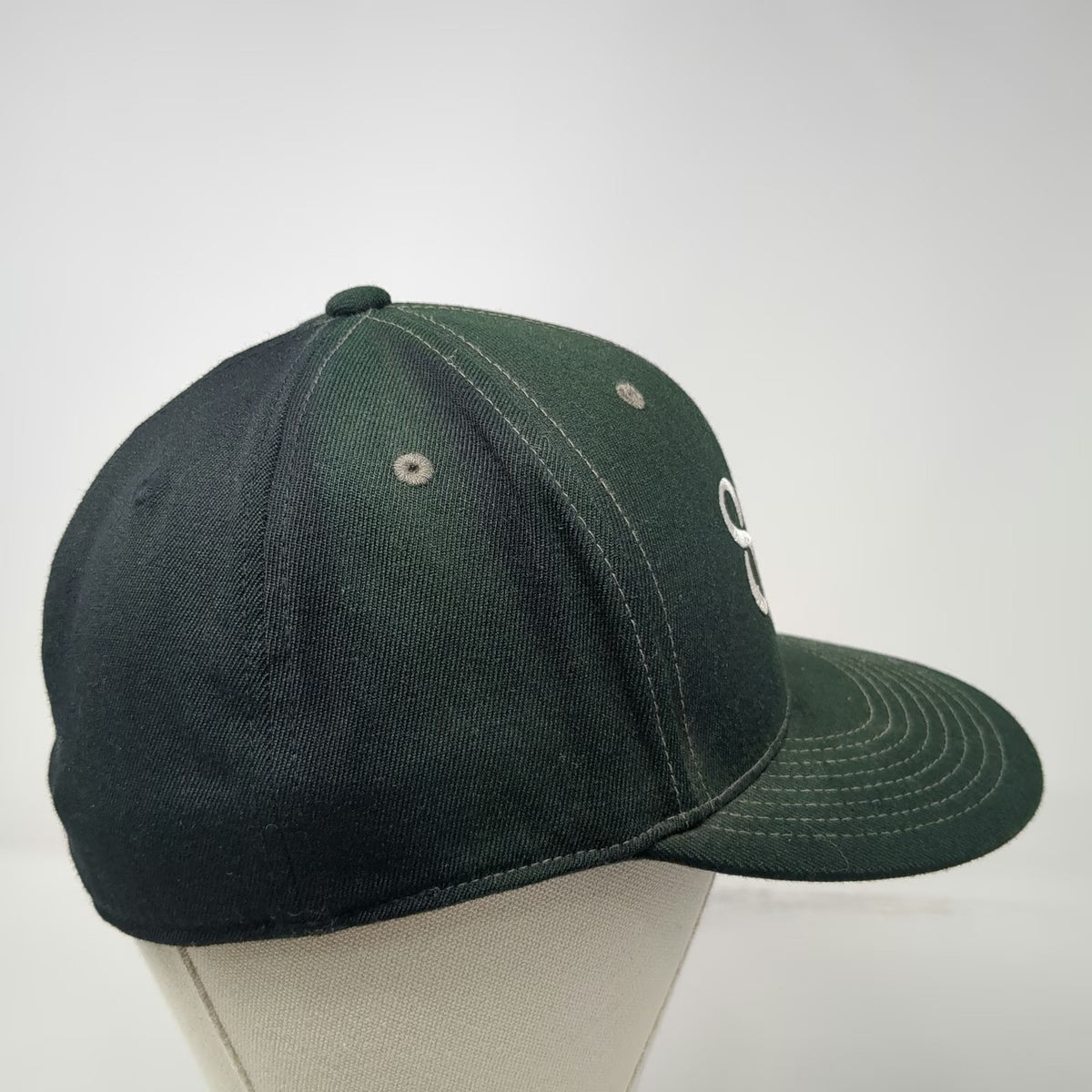Firestone Walker 805 Baseball Cap Black 7 1/4 Fitted Hat Brewery Beer Logo White