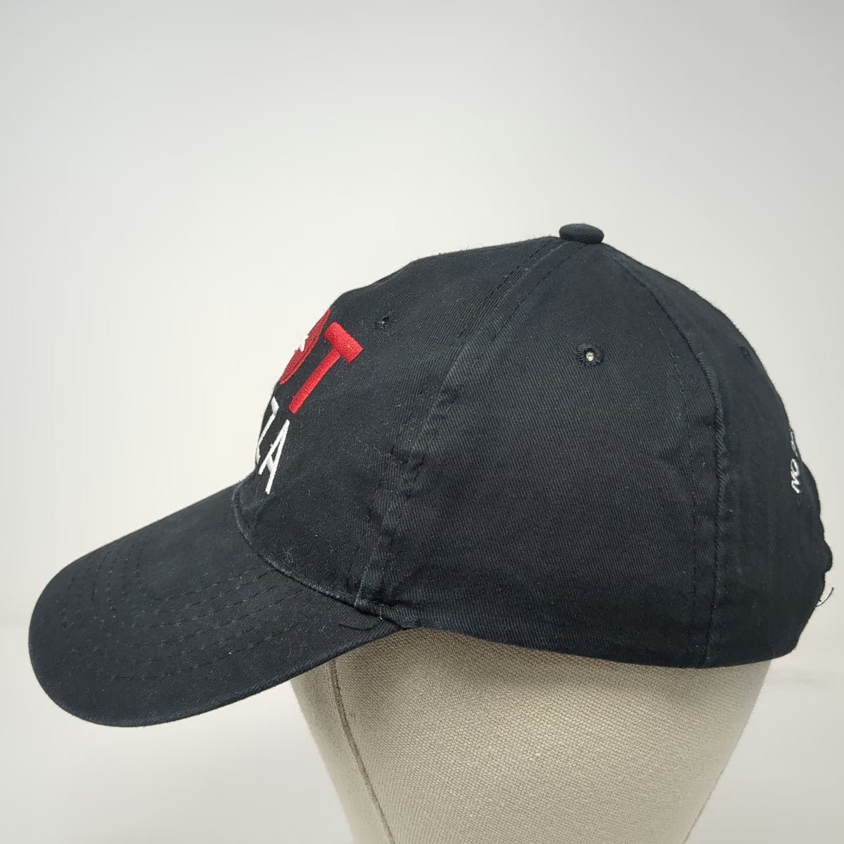 Pizza Hut Hot Pizza Black Baseball Cap One Size Slogan Back Cotton Logo Hat