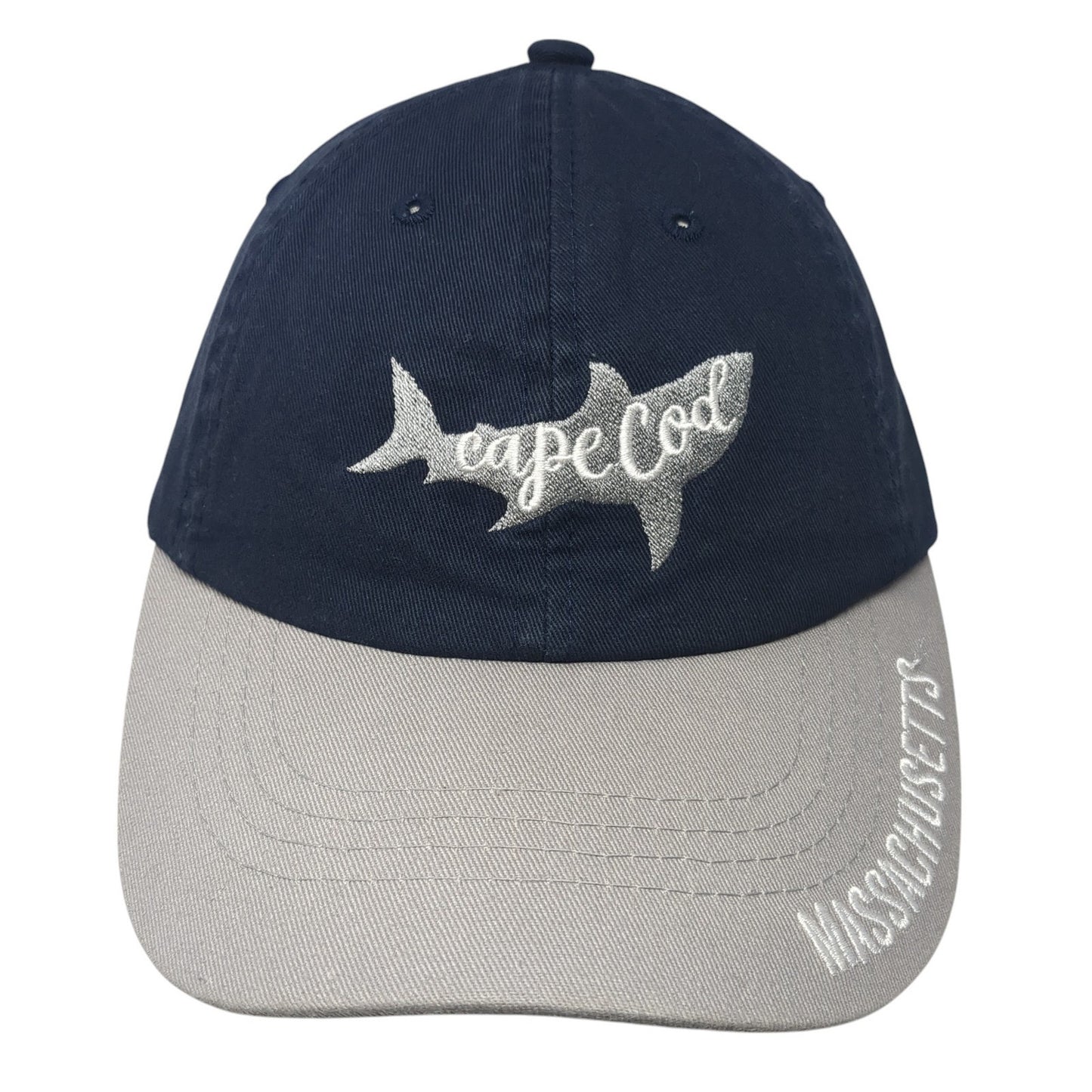 Cape Cod Massachusetts Baseball Cap Blue OS Adjustable Embroidered by Elidan