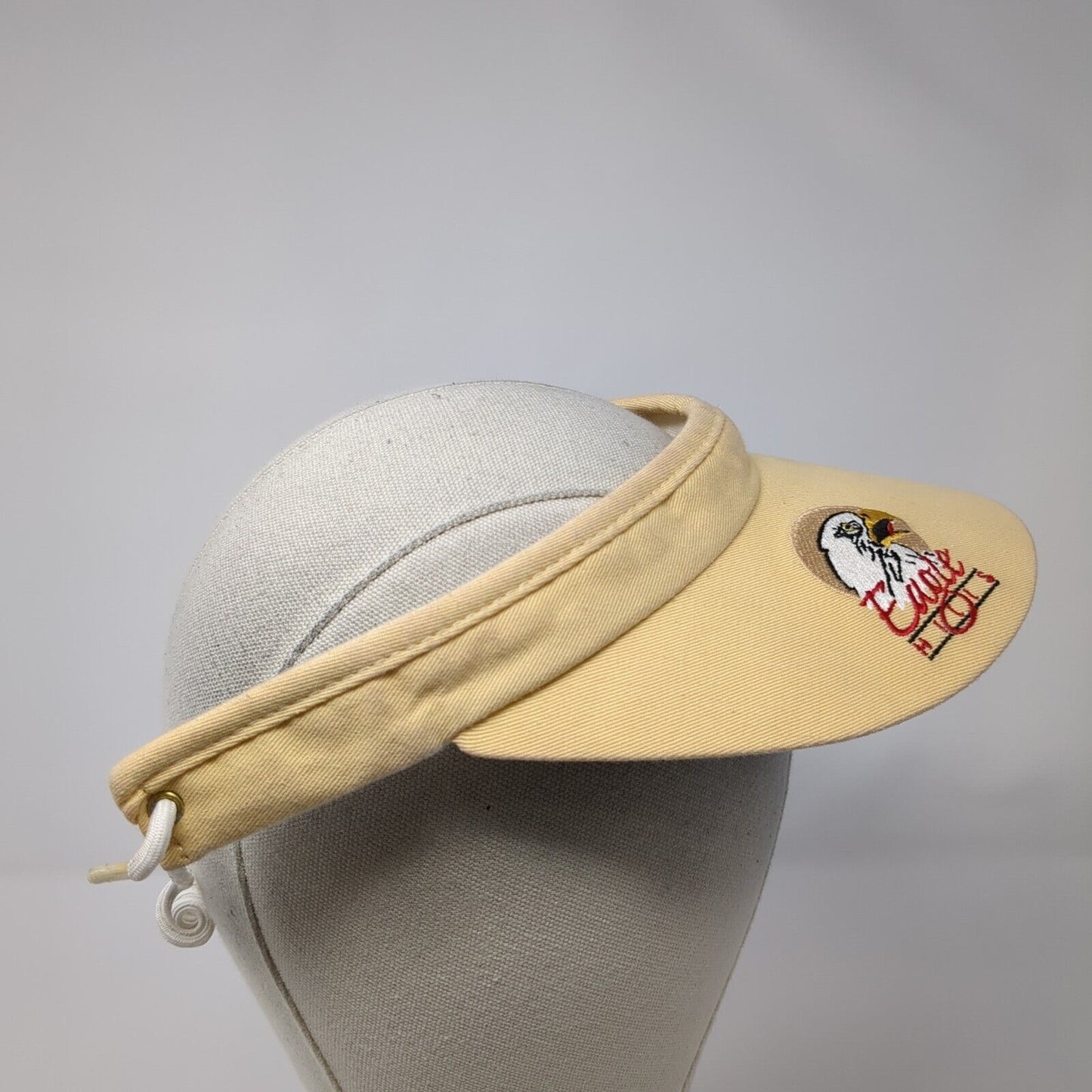 Eagle Mills Strapback Hat Tan One Size Adjustable Embroidered Town Talk