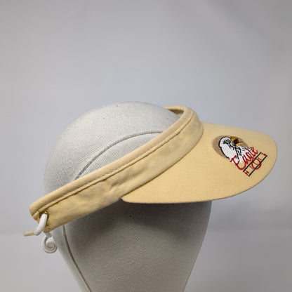 Eagle Mills Strapback Hat Tan One Size Adjustable Embroidered Town Talk