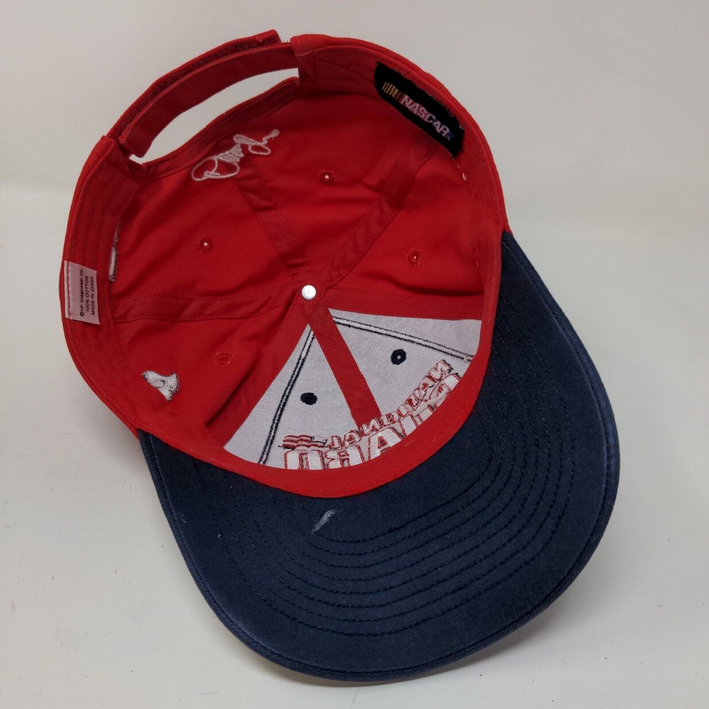 NASCAR National Guard AMP Energy Strapback Hat Red White Blue Adjustable #88