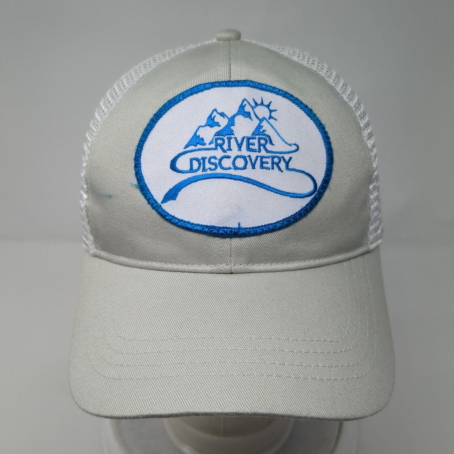 River Discovery Snapback Trucker Hat Gray OS Adjustable Mesh Back Econscious