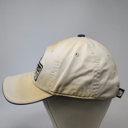 NFL Pittsburgh Steelers Cap Beige One Size Slideback Logo Cotton Patch Hat