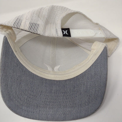 Hurley Snapback Trucker Hat Gray OSFA Adjustable Mesh Back The Classics Yupoong