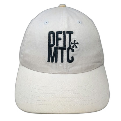 Fersten Worldwide White One Size Baseball Cap Hat DFIT MTC Embroidered Slideback
