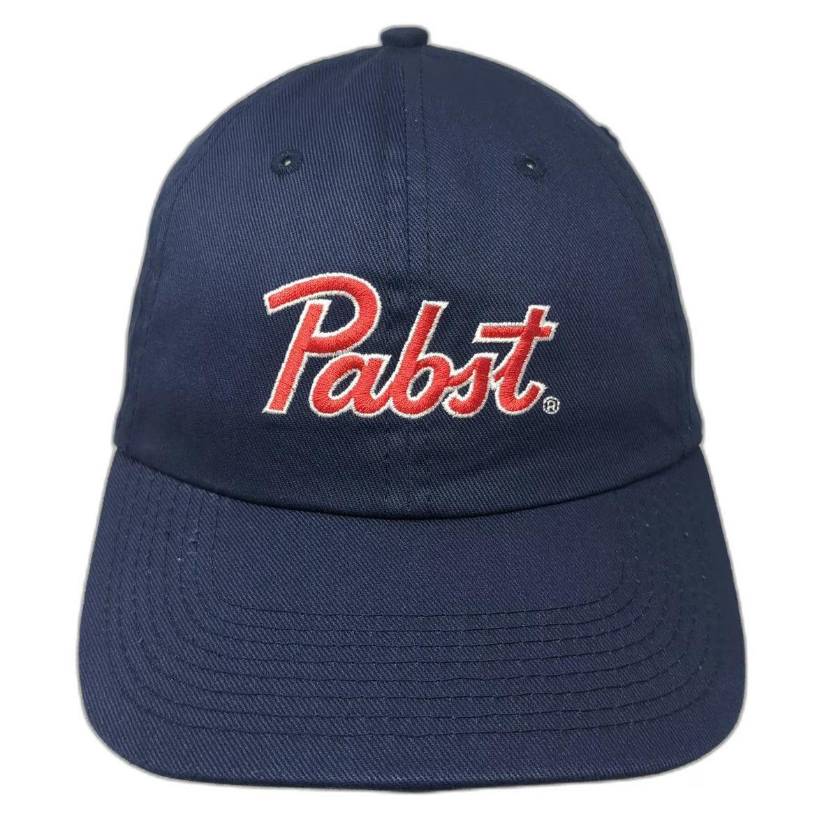 Pabst Blue Baseball Cap One Size Embroidered Logo Adjustable Strapback Hat
